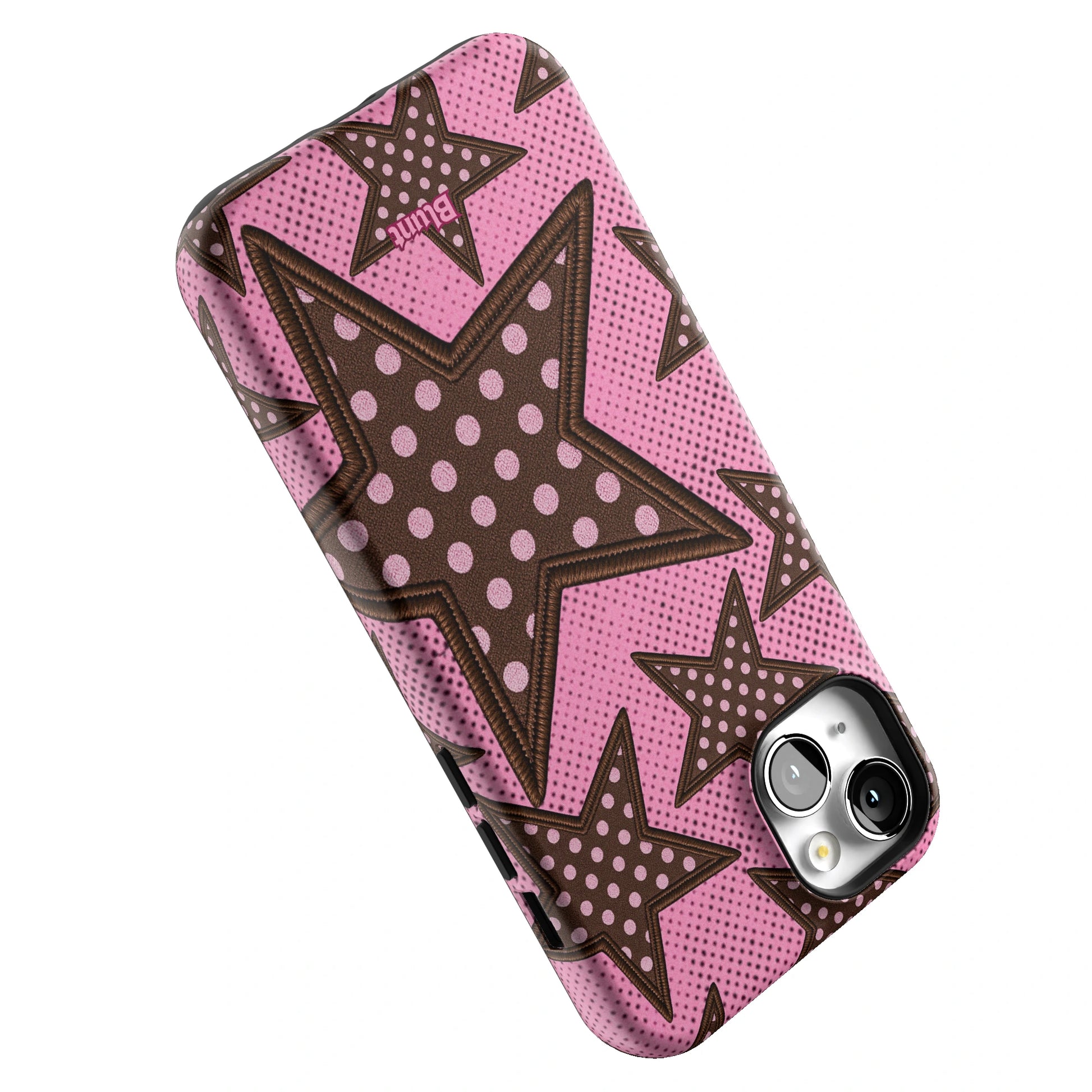 Pink Polka Star iPhone Case gallery - Iphone_14_Mini_Air_Plus_5
