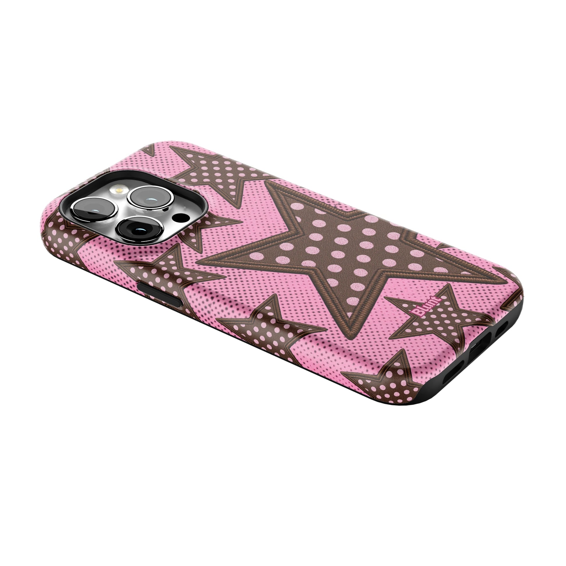 Pink Polka Star iPhone Case gallery - Iphone_14_Pro_2