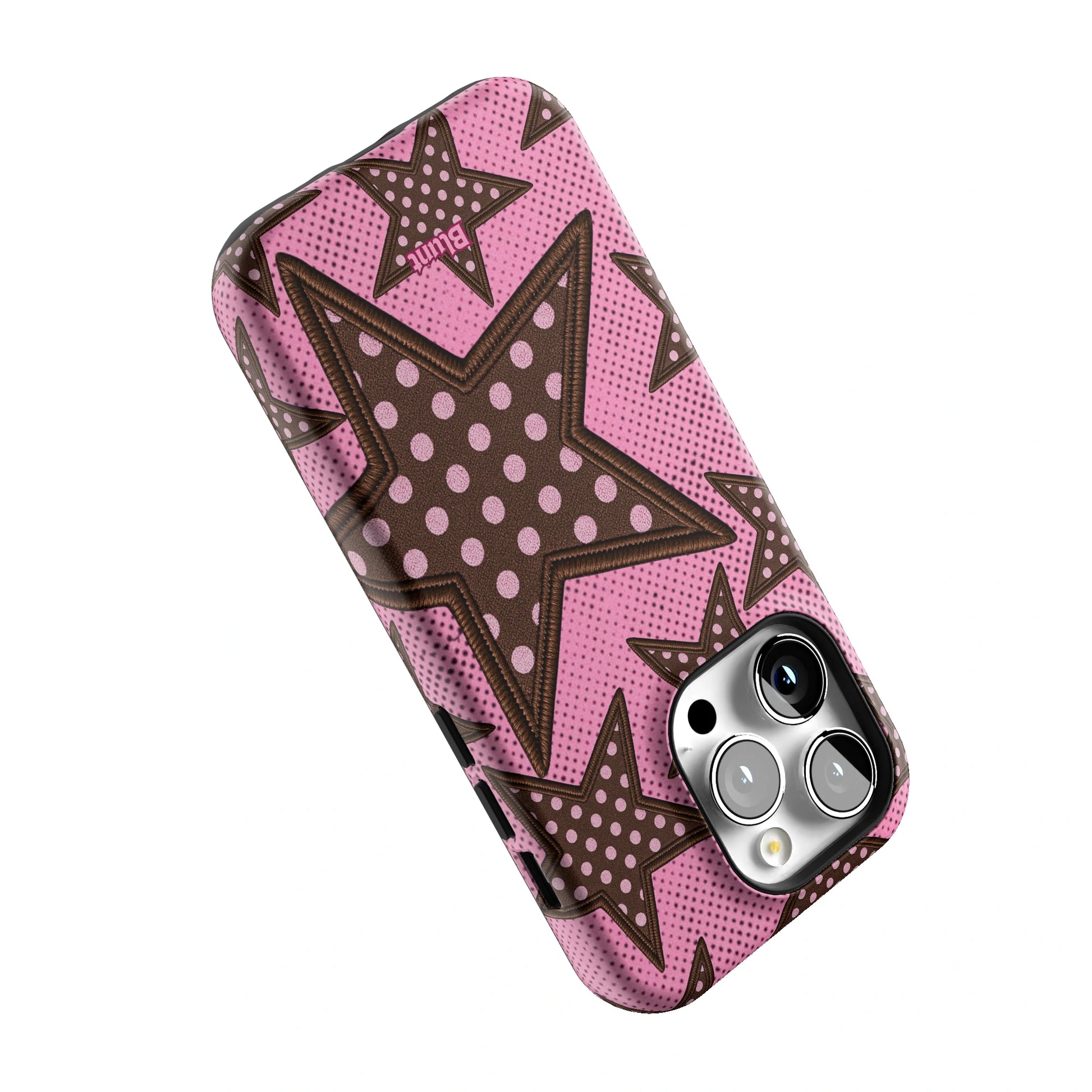 Pink Polka Star iPhone Case gallery - Iphone_14_Pro_5