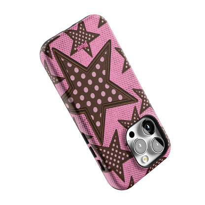 Pink Polka Star iPhone Case gallery - Iphone_14_Pro_5