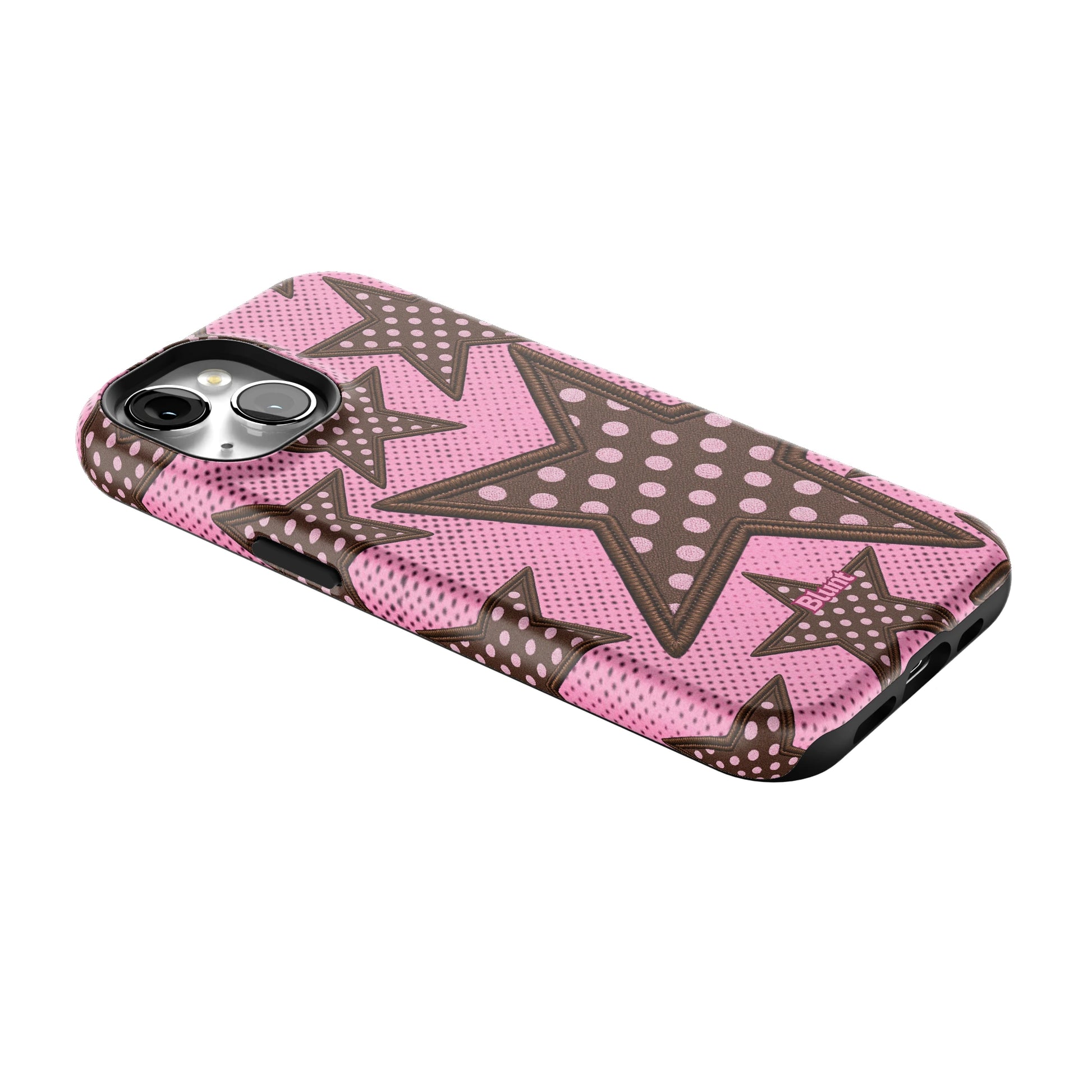 Pink Polka Star iPhone Case gallery - Iphone_15_Iphone_2