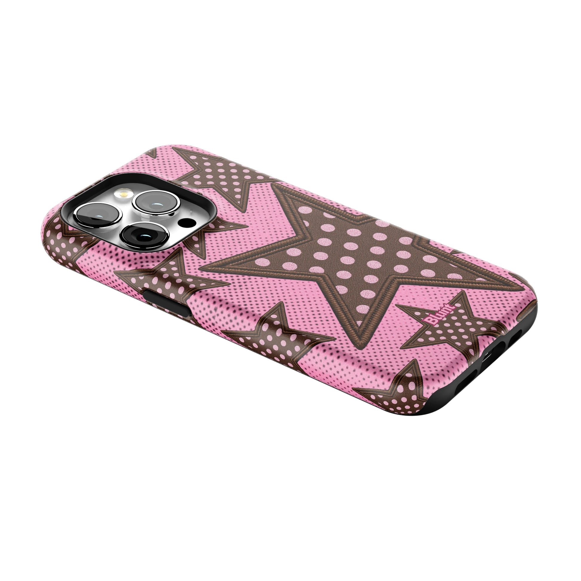 Pink Polka Star iPhone Case gallery - Iphone_15_Pro_2