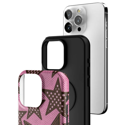 Pink Polka Star iPhone Case gallery - Iphone_15_Pro_Max_3