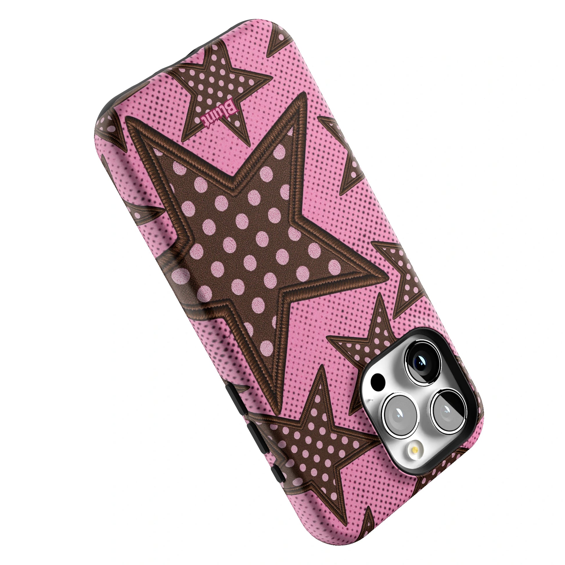 Pink Polka Star iPhone Case gallery - Iphone_15_Pro_Max_5