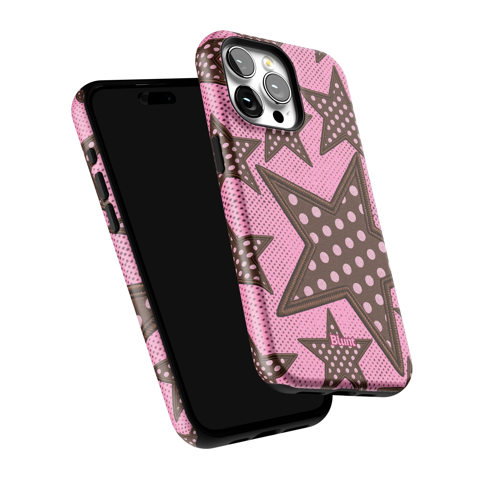 Pink Polka Star iPhone Case gallery - Iphone_15_Pro_Max_6