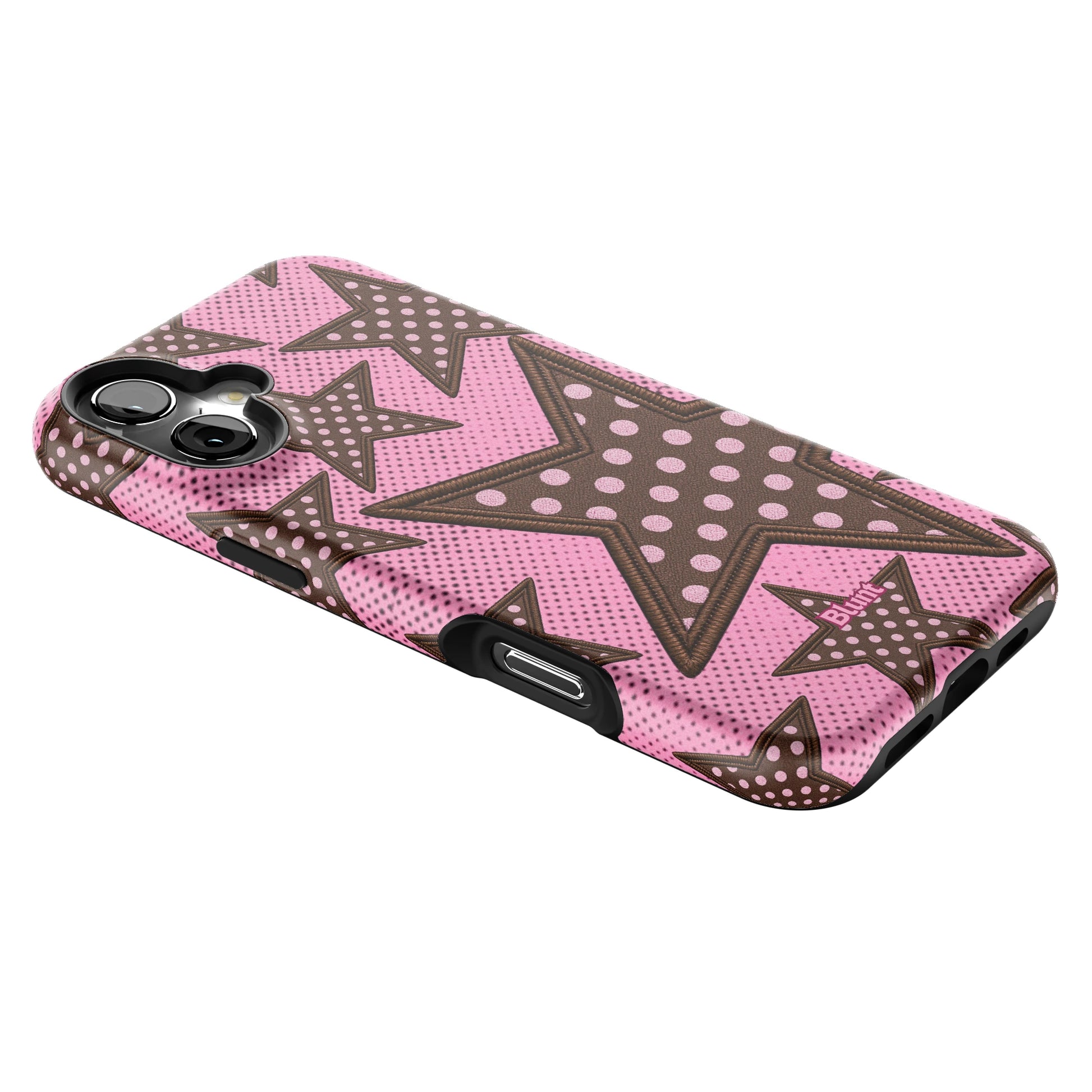 Pink Polka Star iPhone Case gallery - Iphone_16_Mini_Air_Plus_2