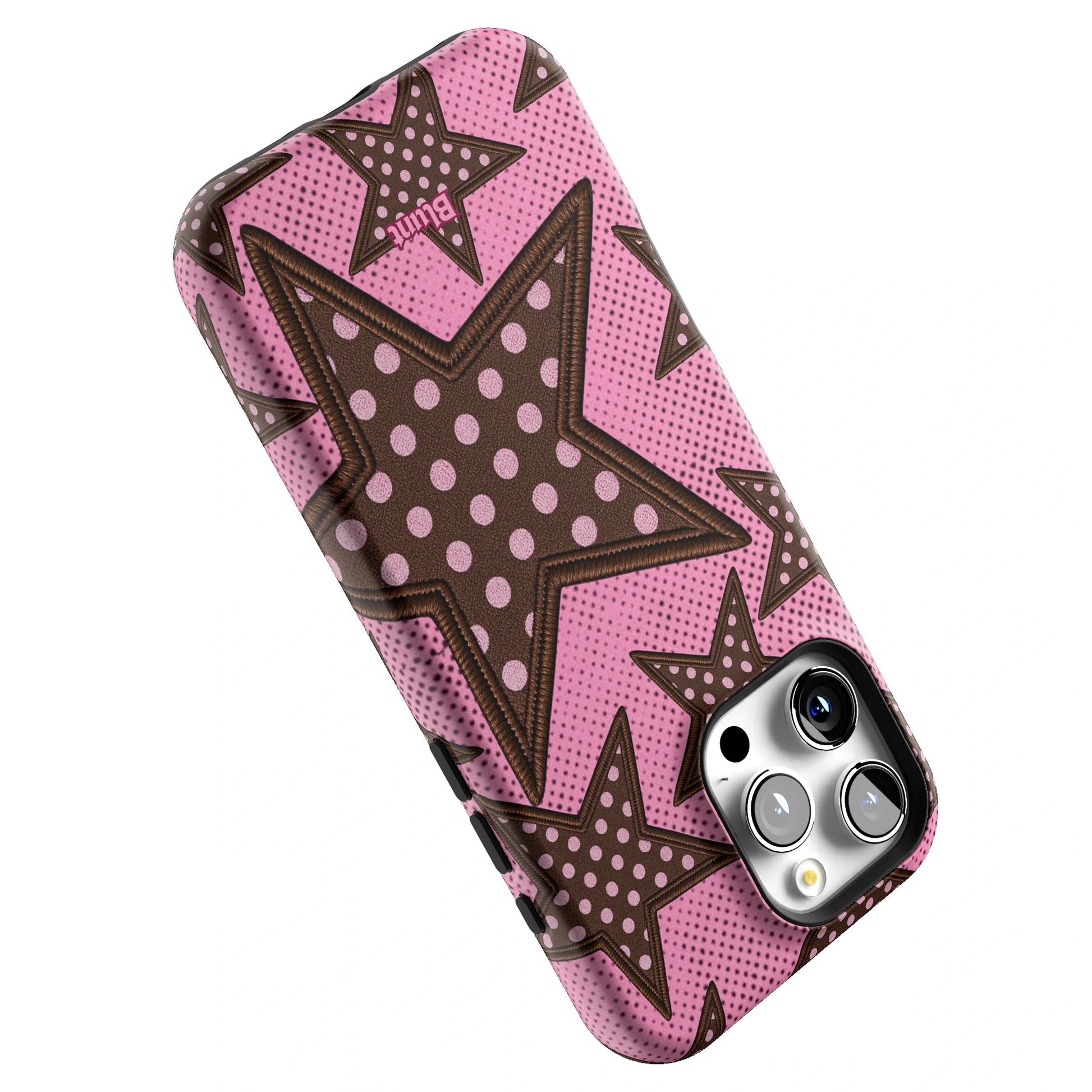 Pink Polka Star iPhone Case gallery - Iphone_16_Pro_Max_5