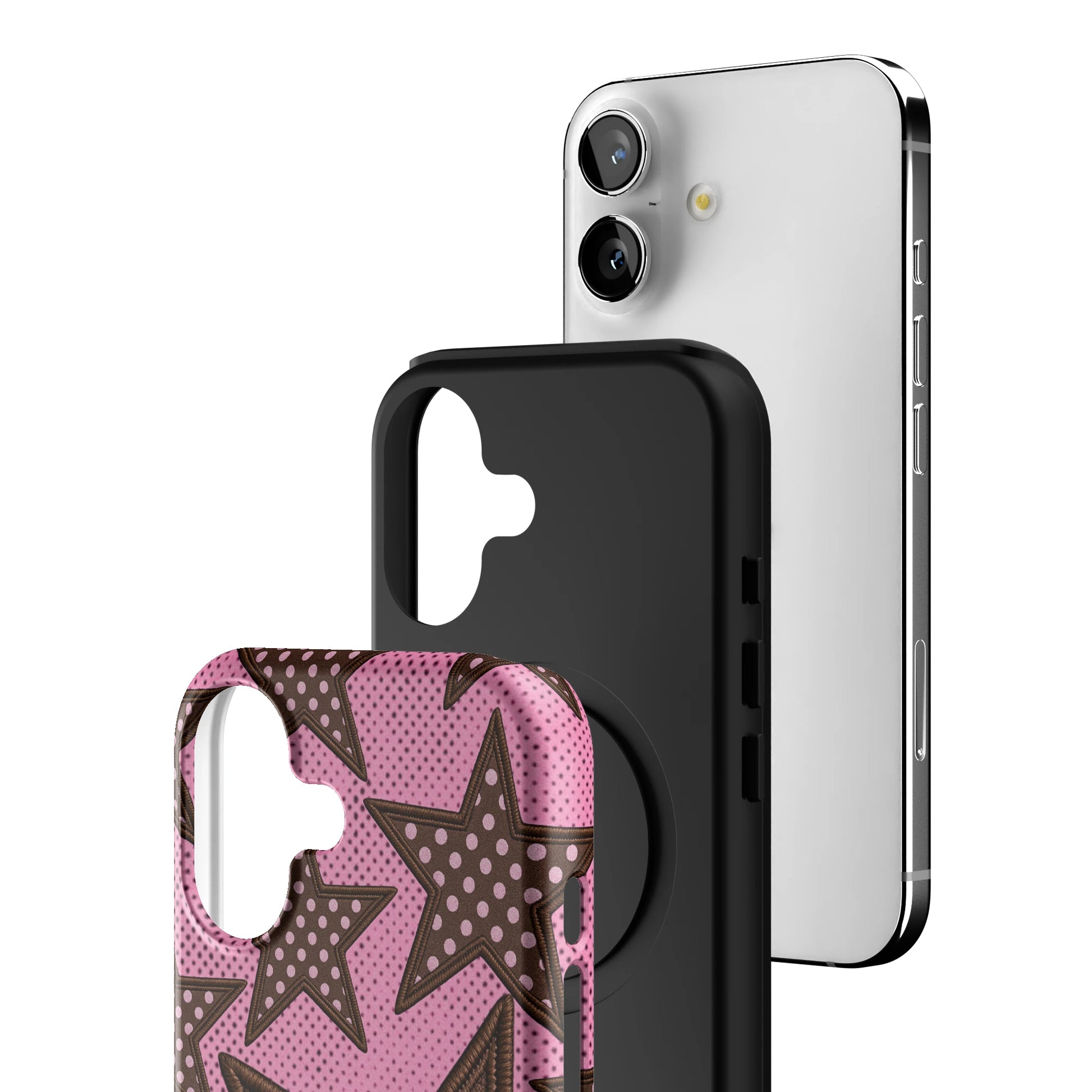 Pink Polka Star iPhone Case gallery - Iphone_17_Iphone_3