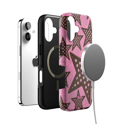 Pink Polka Star iPhone Case gallery - Iphone_17_Iphone_4