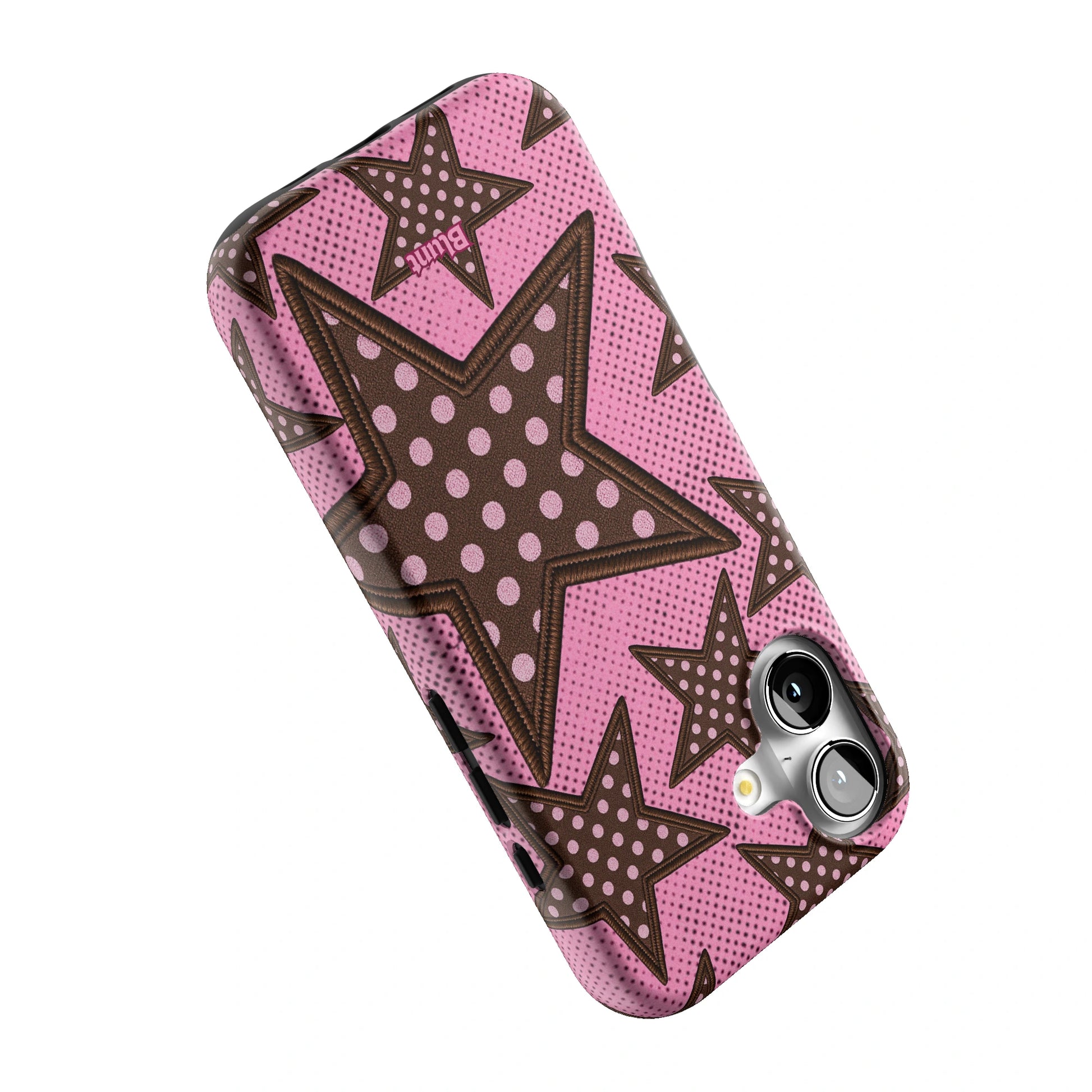 Pink Polka Star iPhone Case gallery - Iphone_17_Iphone_5