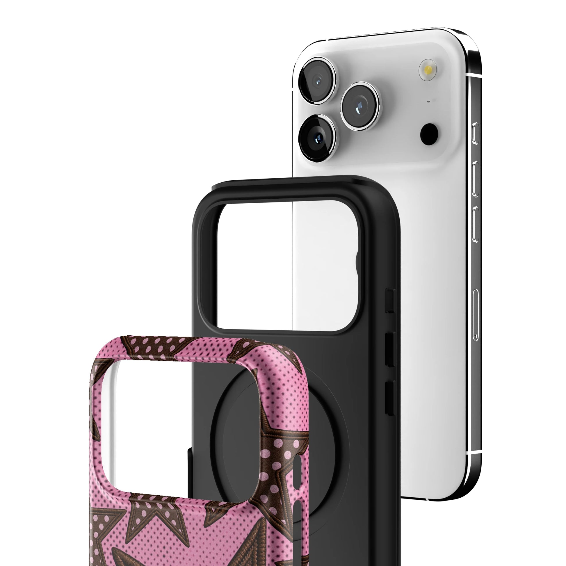 Pink Polka Star iPhone Case gallery - Iphone_17_Pro_3