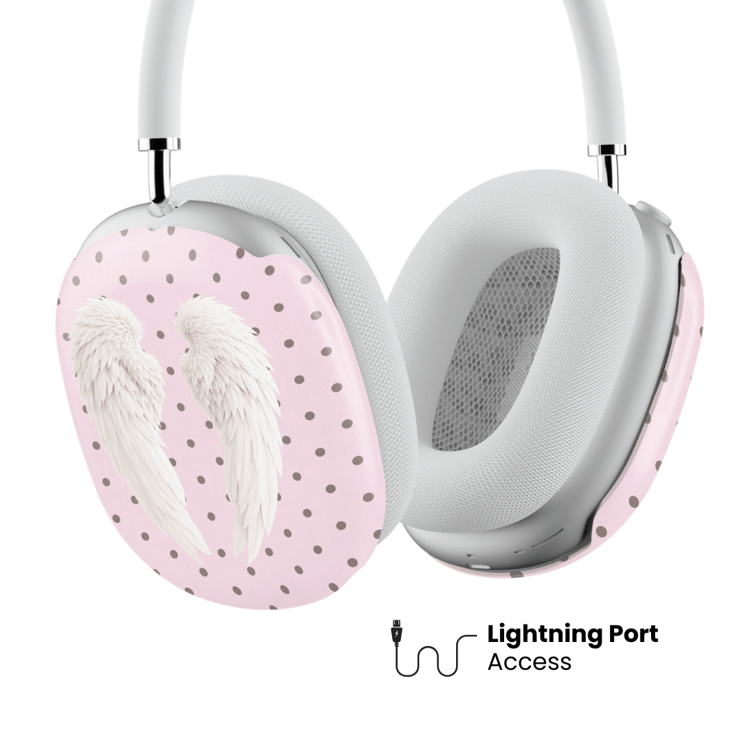 Pink Polka Wing AirPod Max Case - Blunt Cases