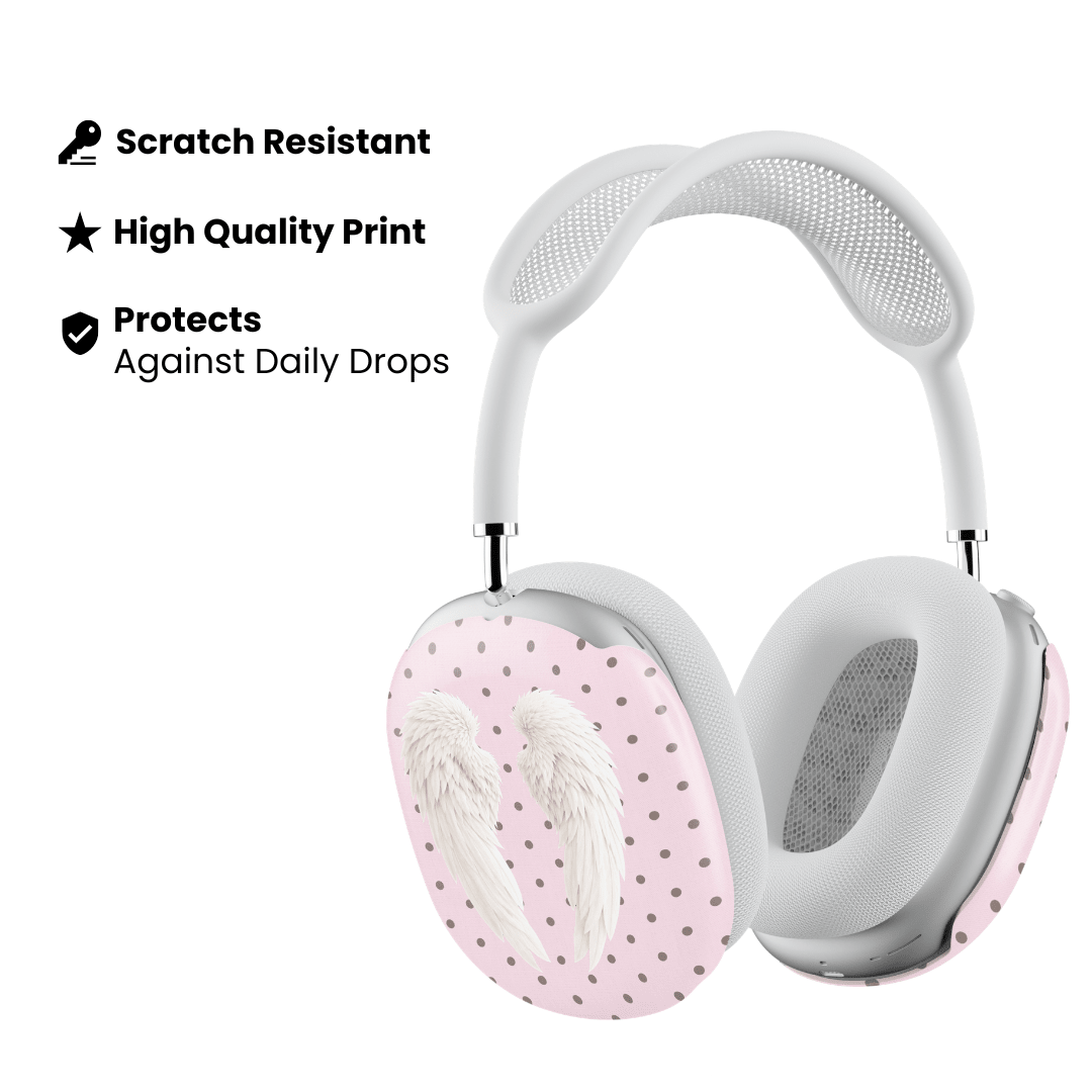 Pink Polka Wing AirPod Max Case - Blunt Cases