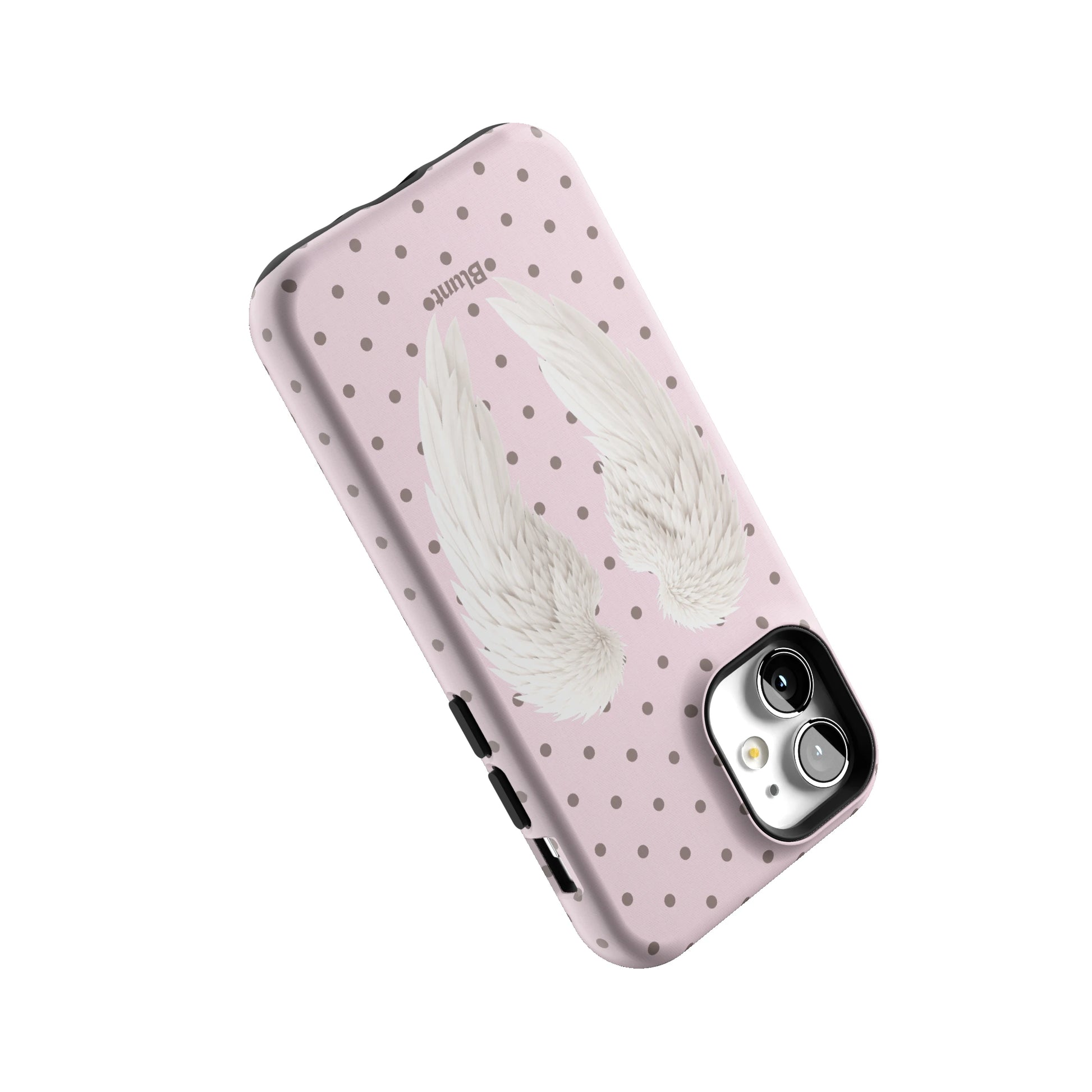 Pink Polka Wing iPhone Case gallery - Iphone_12_Mini_Air_Plus_5