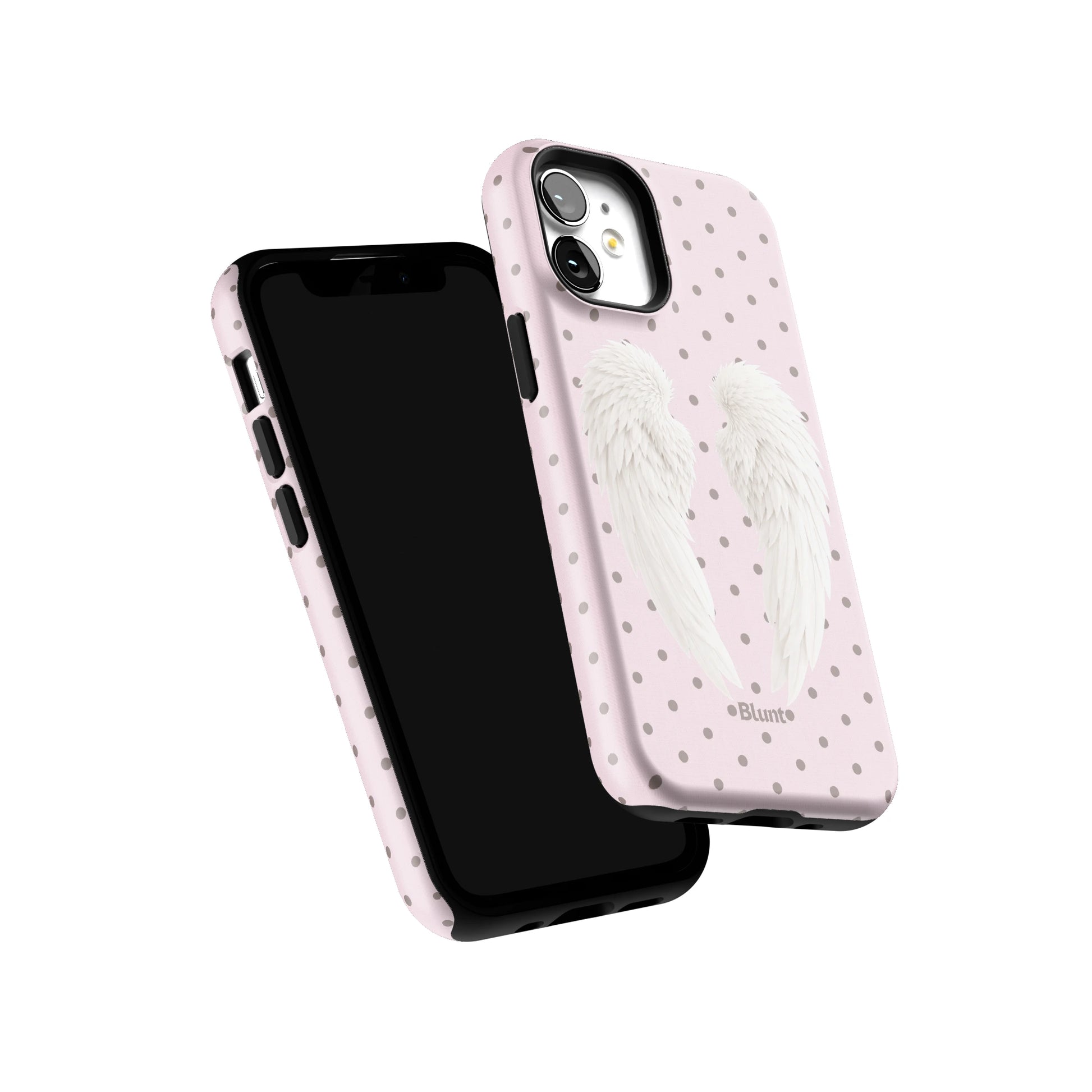 Pink Polka Wing iPhone Case gallery - Iphone_12_Mini_Air_Plus_6