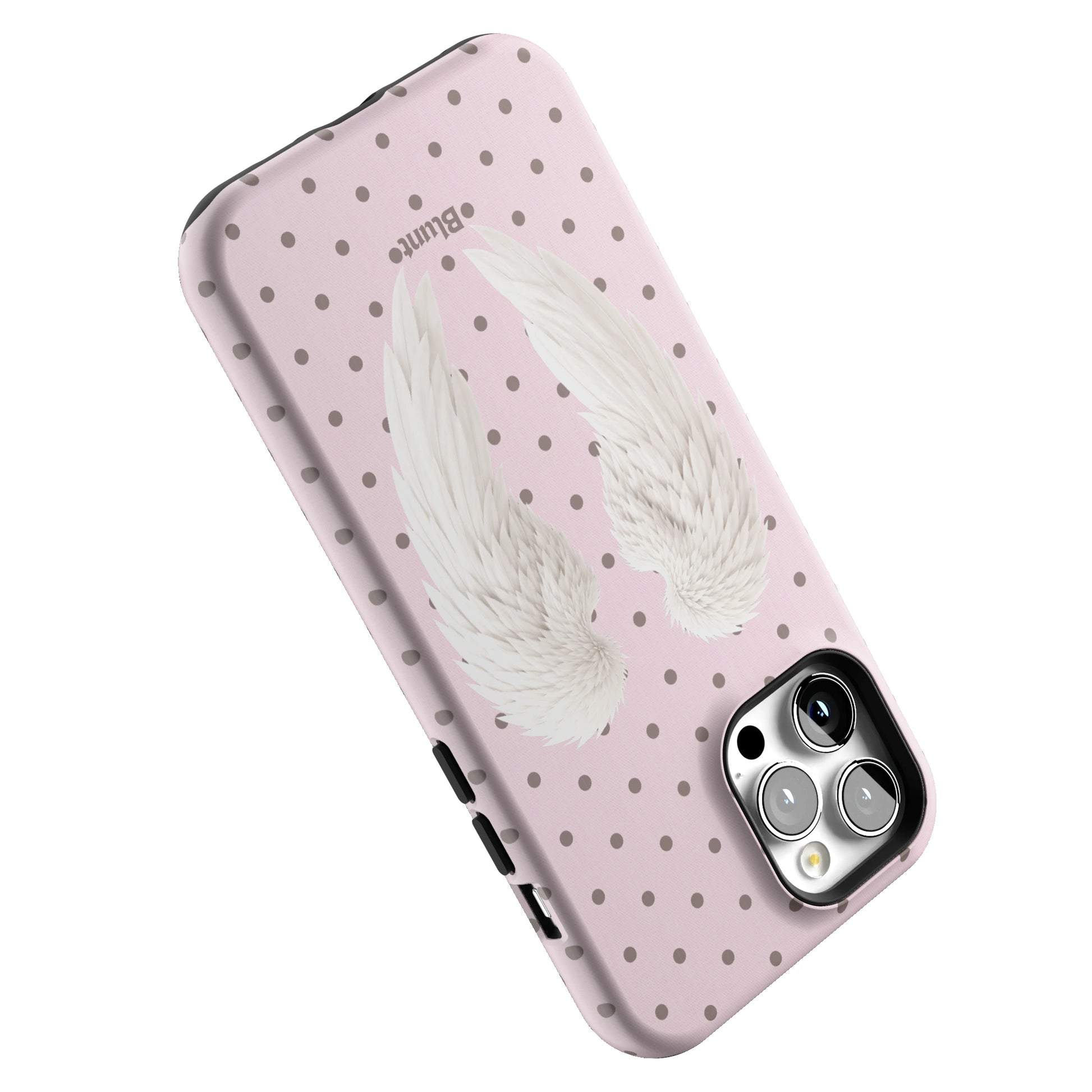 Pink Polka Wing iPhone Case gallery - Iphone_12_Pro_Max_5