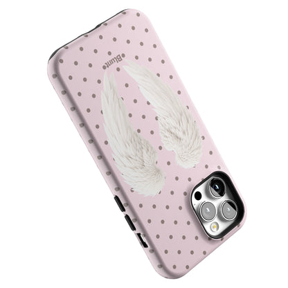 Pink Polka Wing iPhone Case gallery - Iphone_12_Pro_Max_5