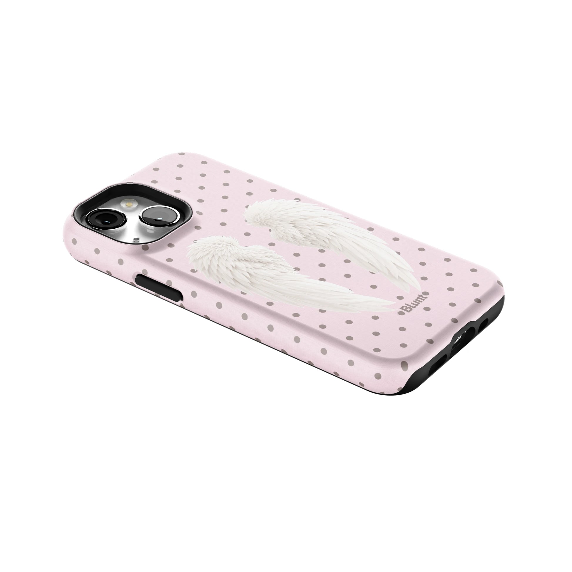 Pink Polka Wing iPhone Case gallery - Iphone_13_Mini_Air_Plus_2