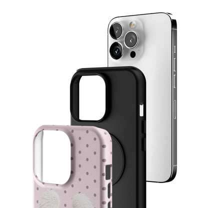 Pink Polka Wing iPhone Case gallery - Iphone_13_Pro_3