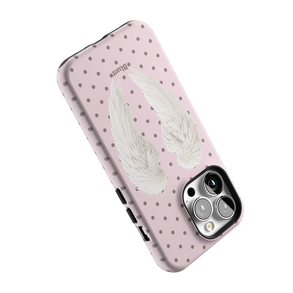 Pink Polka Wing iPhone Case gallery - Iphone_13_Pro_5