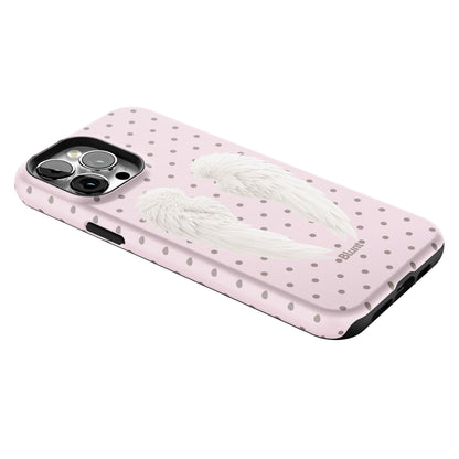 Pink Polka Wing iPhone Case gallery - Iphone_13_Pro_Max_2