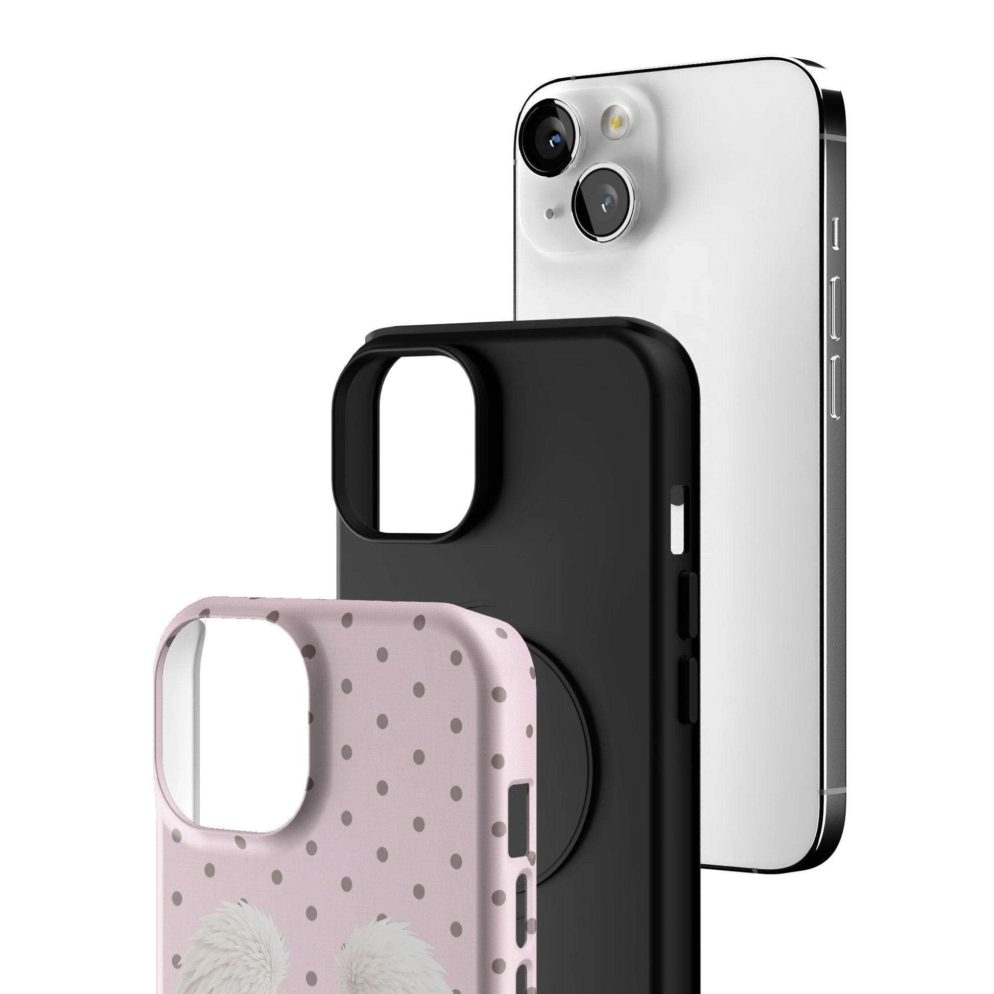 Pink Polka Wing iPhone Case gallery - Iphone_14_Iphone_3