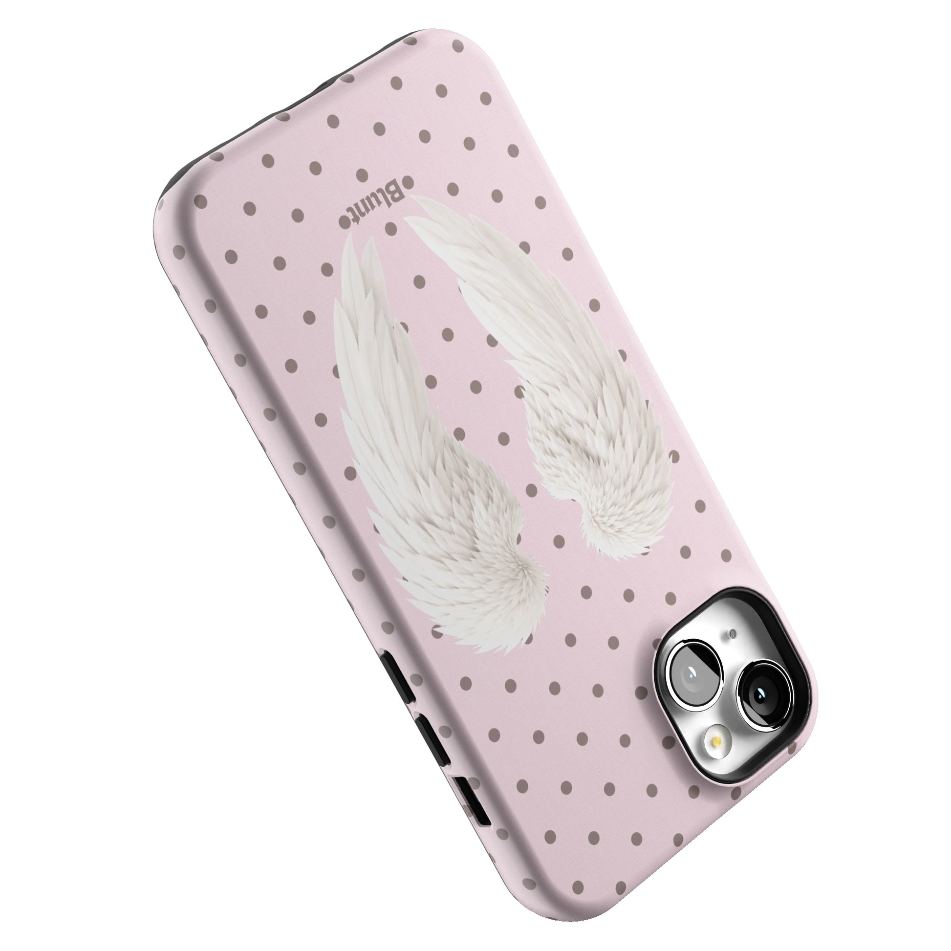 Pink Polka Wing iPhone Case gallery - Iphone_14_Mini_Air_Plus_5