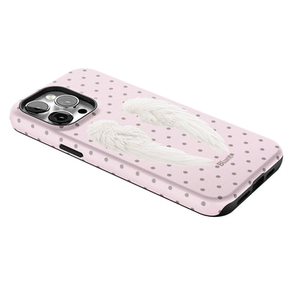 Pink Polka Wing iPhone Case gallery - Iphone_14_Pro_Max_2