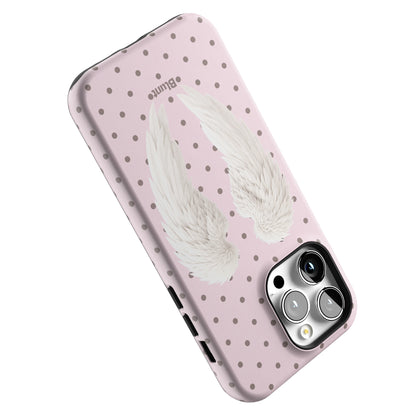 Pink Polka Wing iPhone Case gallery - Iphone_14_Pro_Max_5