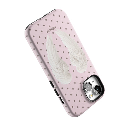 Pink Polka Wing iPhone Case gallery - Iphone_15_Iphone_5