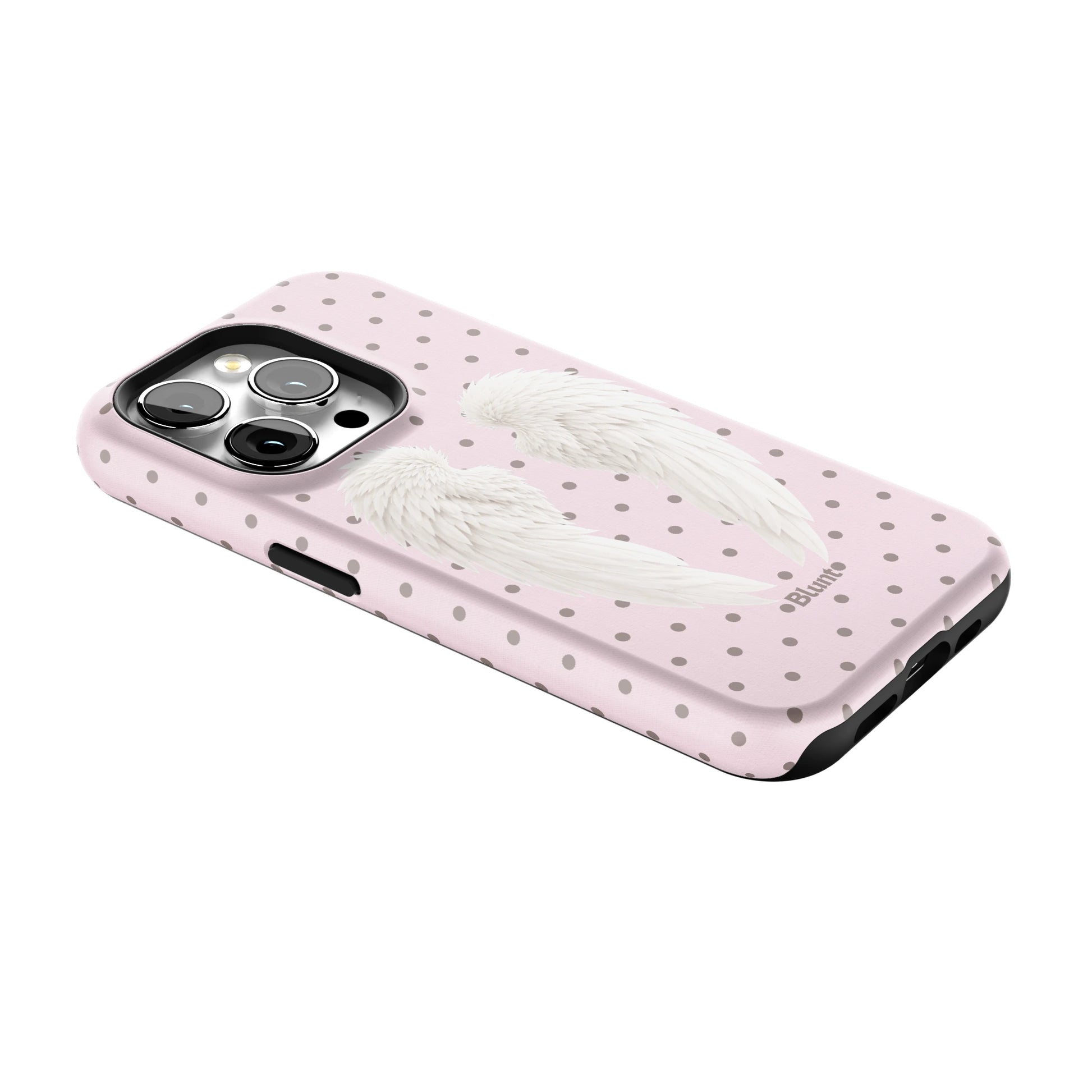 Pink Polka Wing iPhone Case gallery - Iphone_15_Pro_2