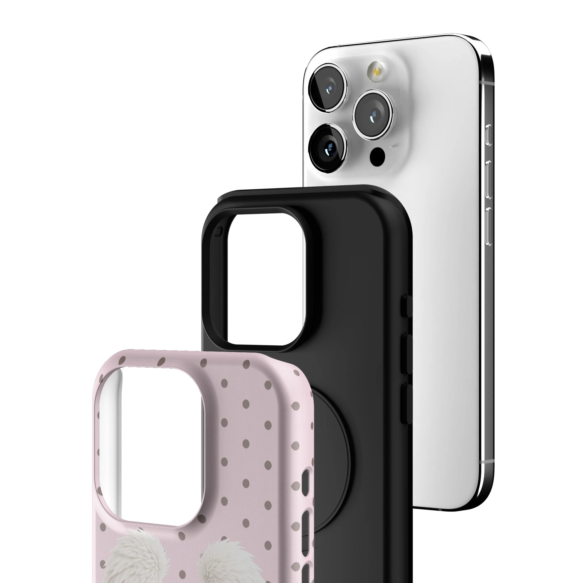 Pink Polka Wing iPhone Case gallery - Iphone_15_Pro_3