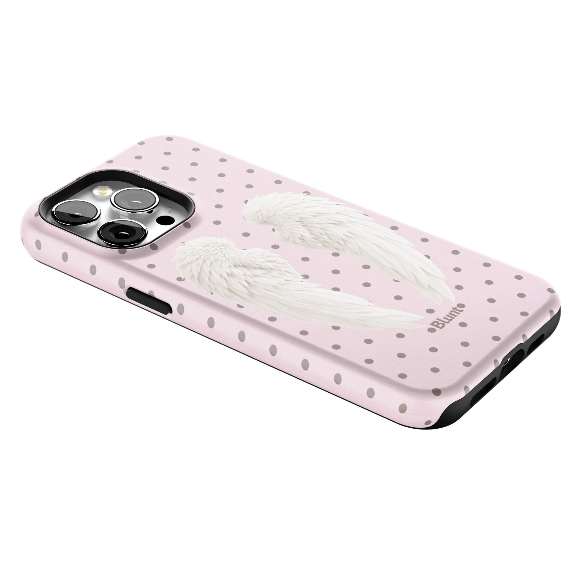Pink Polka Wing iPhone Case gallery - Iphone_15_Pro_Max_2