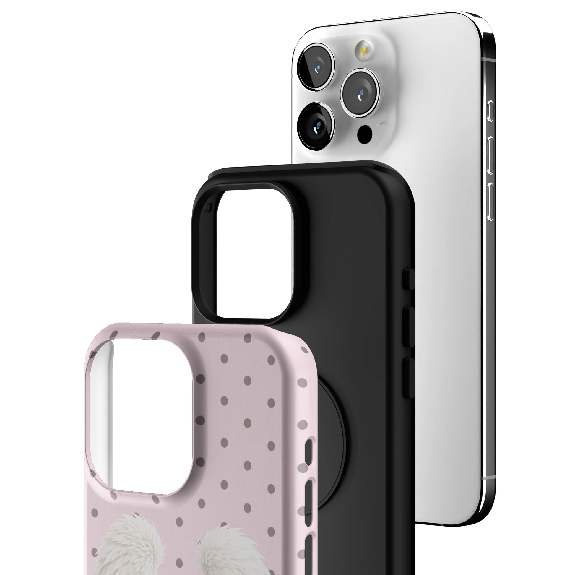 Pink Polka Wing iPhone Case gallery - Iphone_15_Pro_Max_3