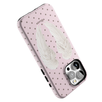 Pink Polka Wing iPhone Case gallery - Iphone_15_Pro_Max_5