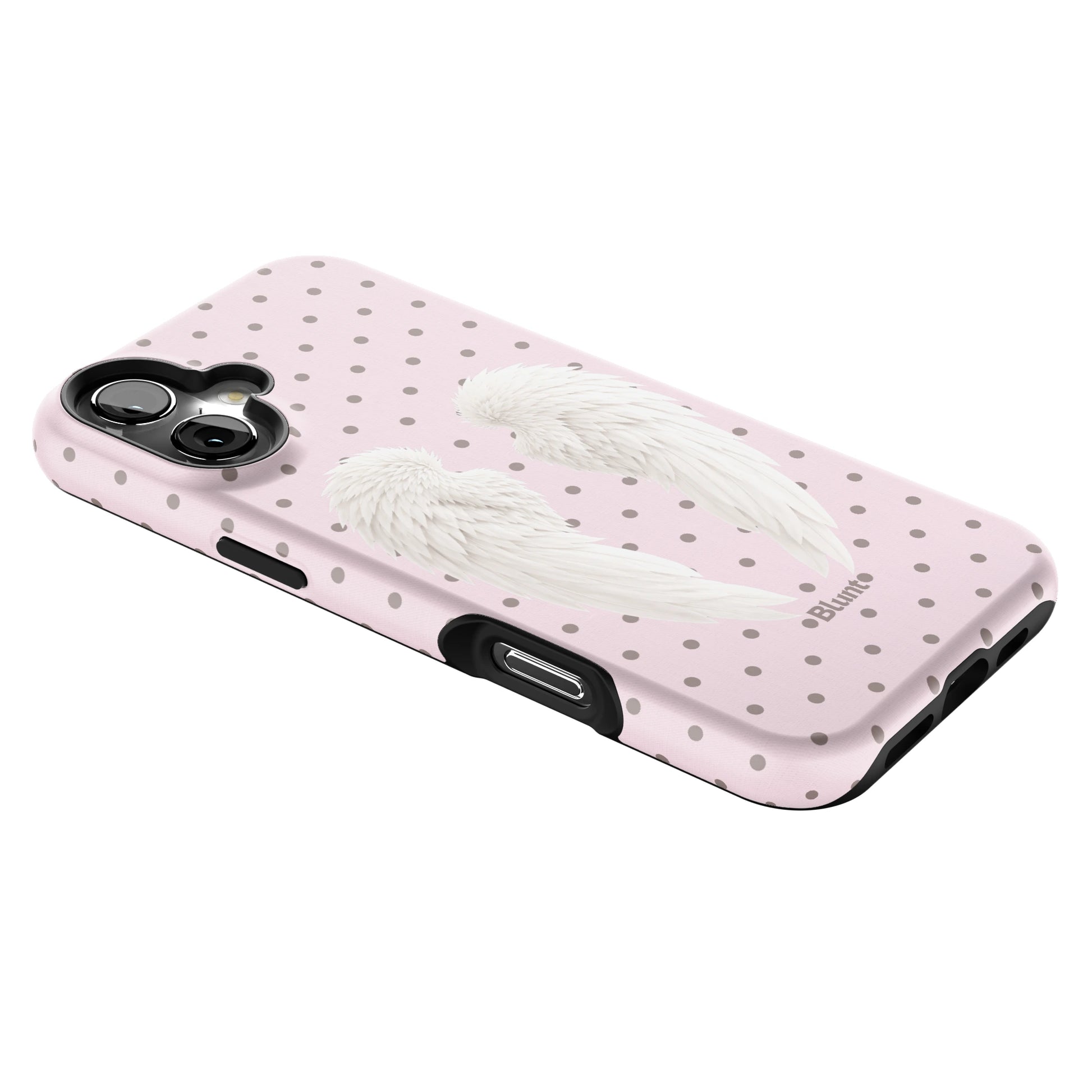 Pink Polka Wing iPhone Case gallery - Iphone_16_Mini_Air_Plus_2