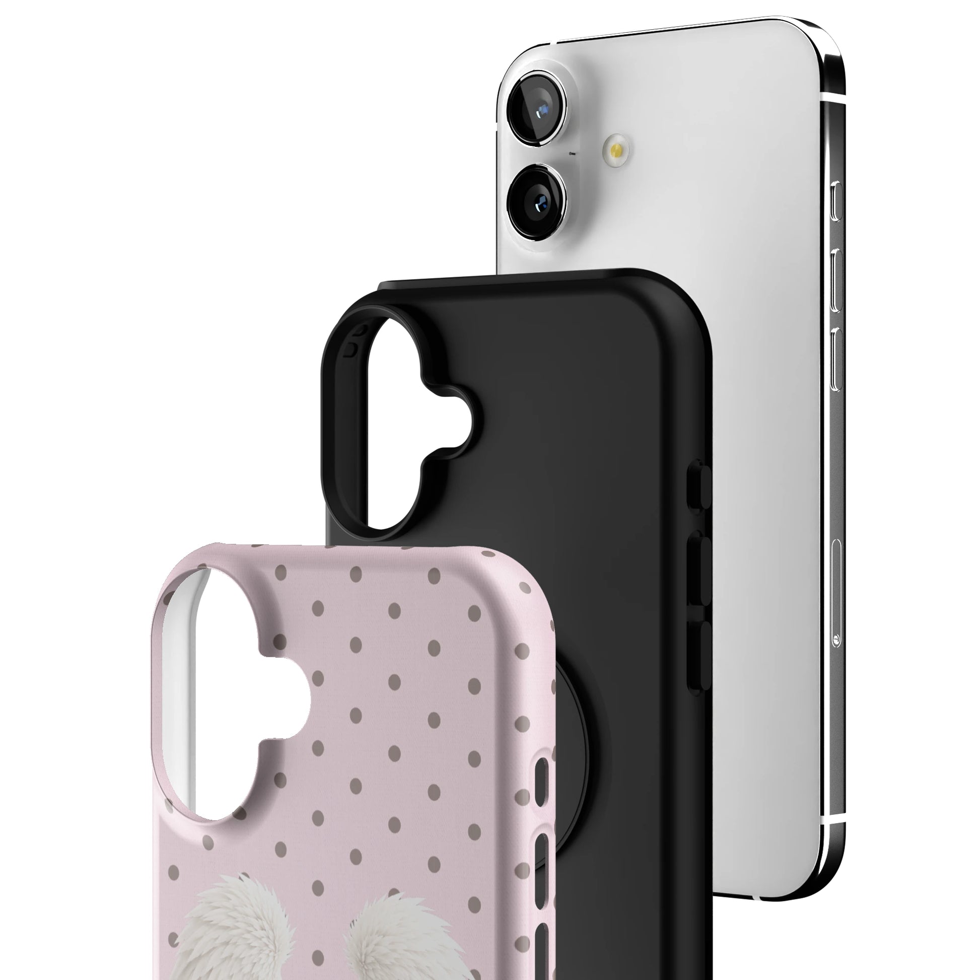 Pink Polka Wing iPhone Case gallery - Iphone_16_Mini_Air_Plus_3