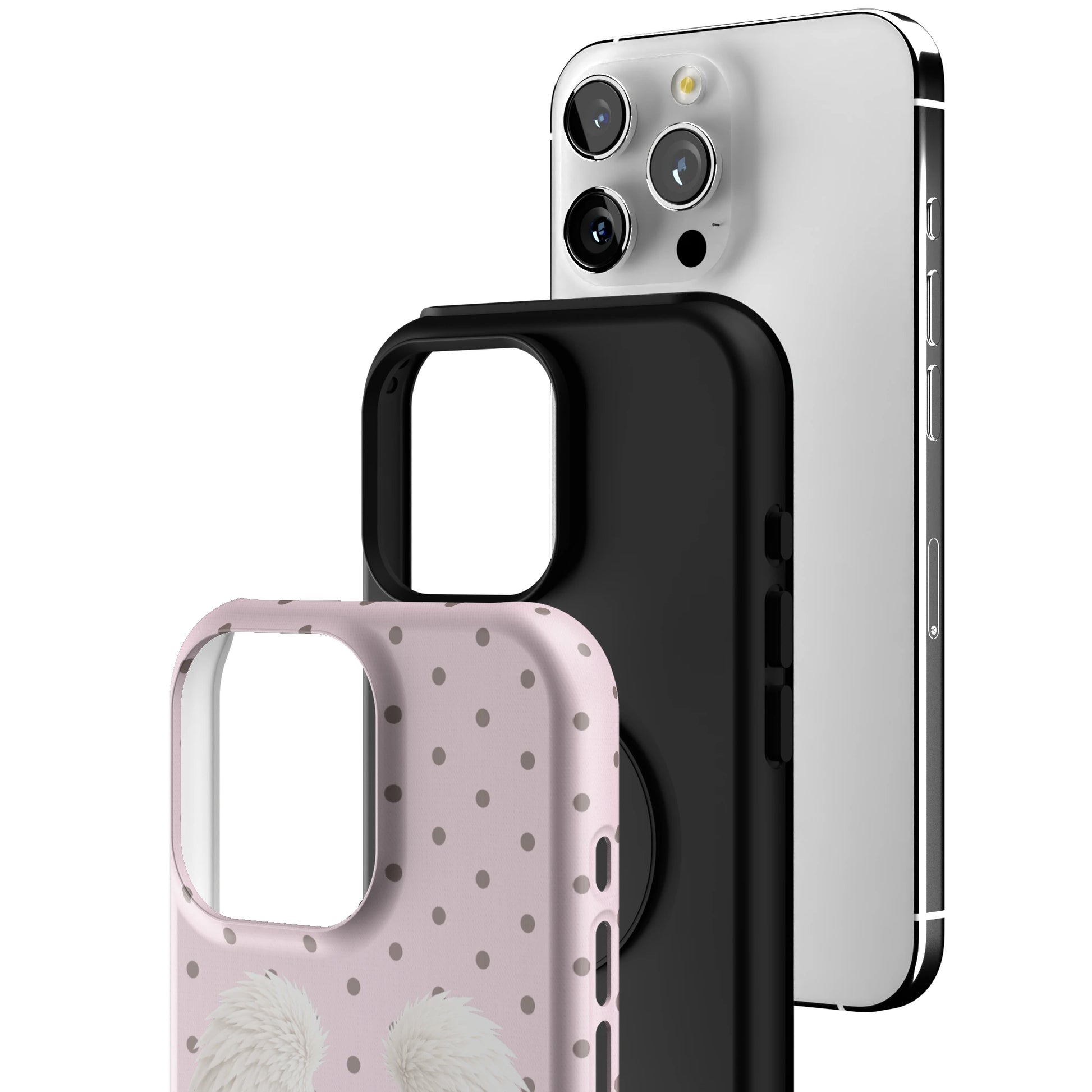 Pink Polka Wing iPhone Case gallery - Iphone_16_Pro_Max_3