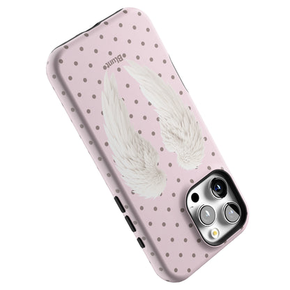 Pink Polka Wing iPhone Case gallery - Iphone_16_Pro_Max_5