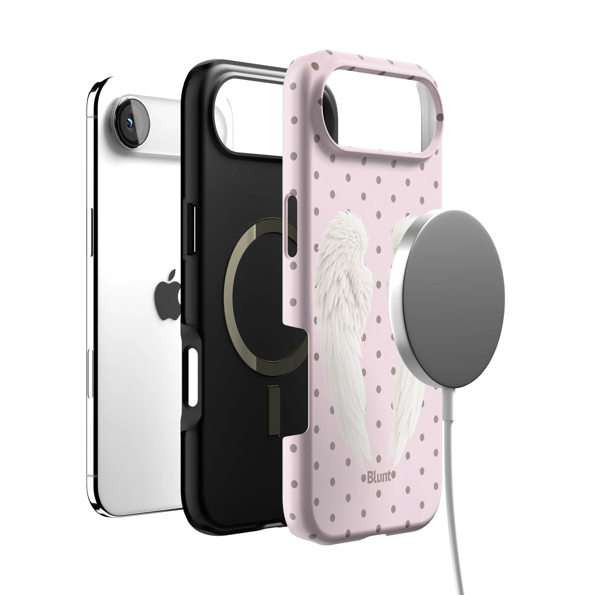 Pink Polka Wing iPhone Case gallery - Iphone_17_Air_4