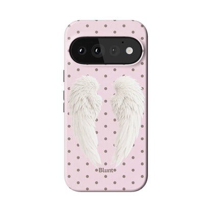 Pink Polka Wing Pixel Case - Blunt Cases
