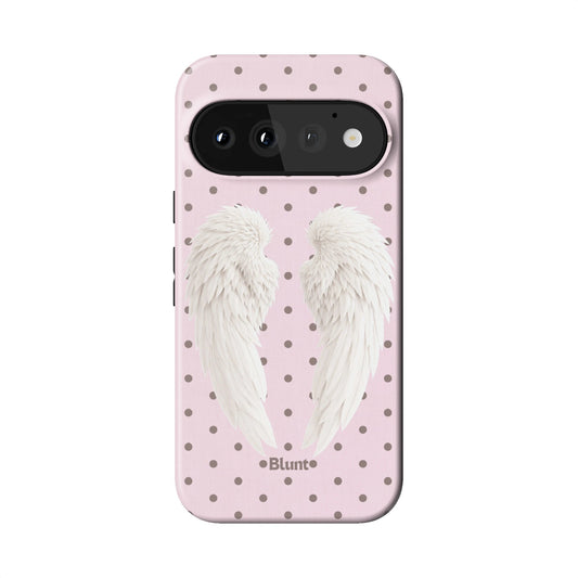 Pink Polka Wing Pixel Case - Blunt Cases
