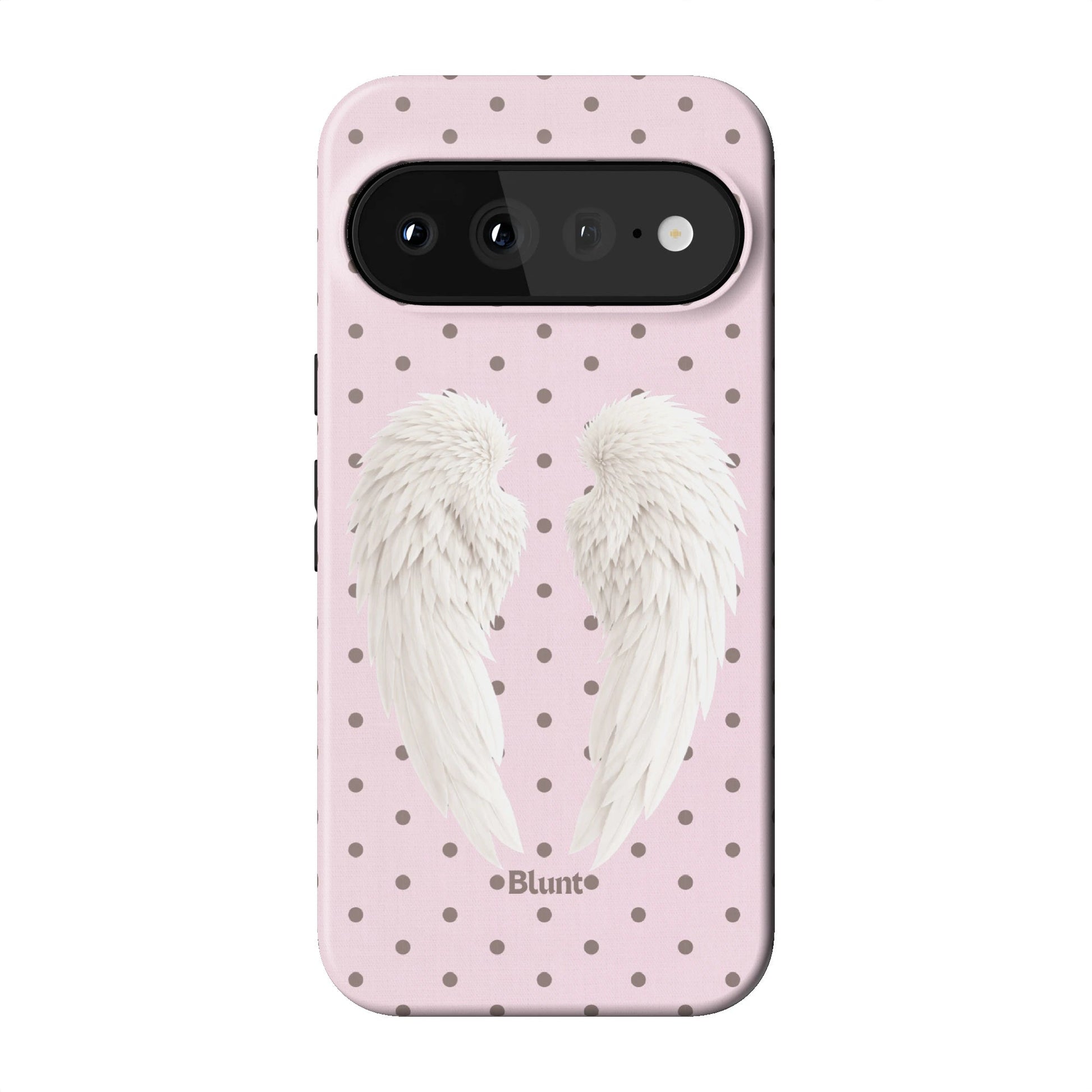 Pink Polka Wing Pixel Case - Blunt Cases