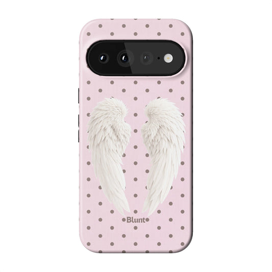 Pink Polka Wing Pixel Case - Blunt Cases