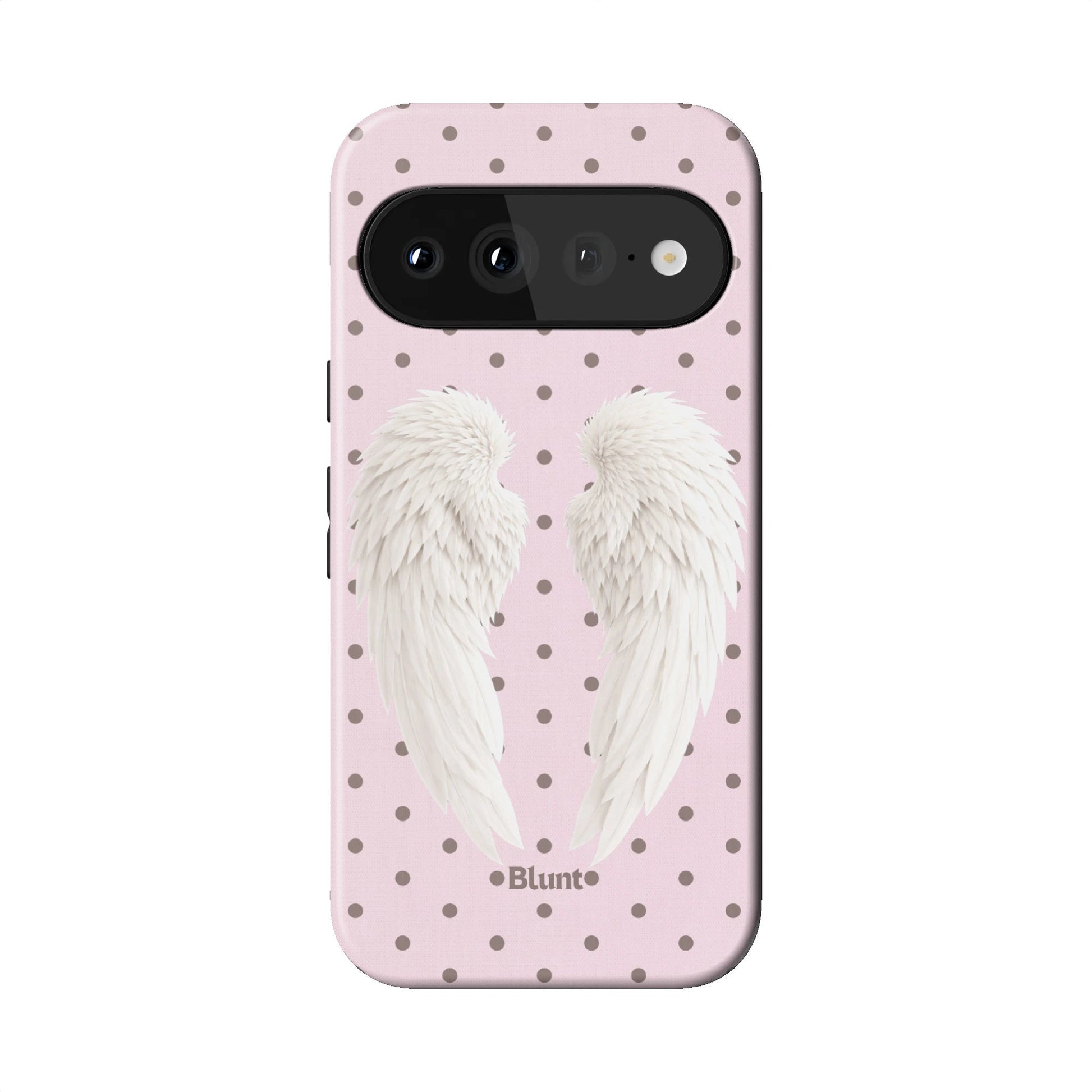 Pink Polka Wing Pixel Case - Blunt Cases