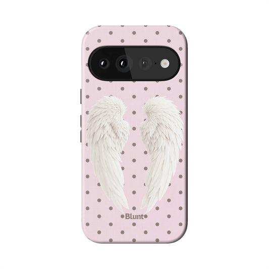 Pink Polka Wing Pixel Case - Blunt Cases