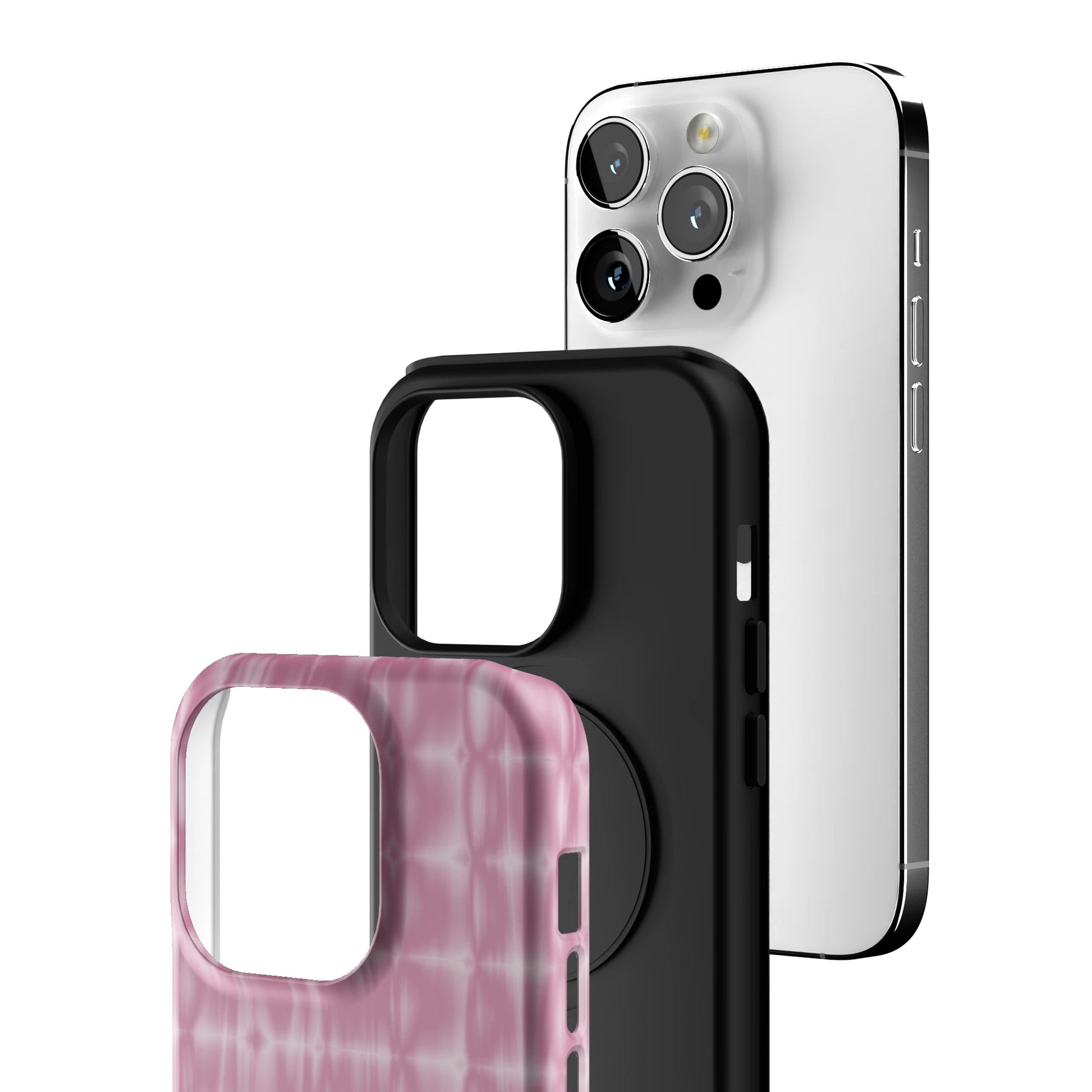 Pink Ripple iPhone Case gallery - Iphone_14_Pro_3