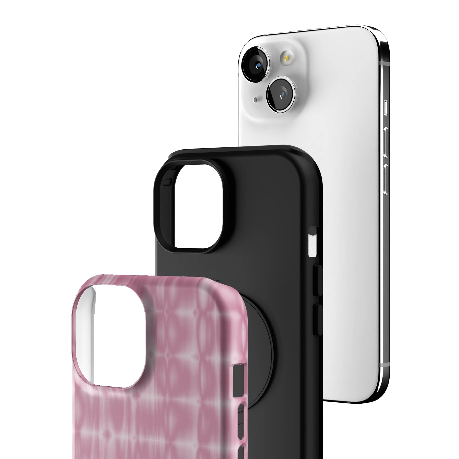 Pink Ripple iPhone Case gallery - Iphone_15_Iphone_3