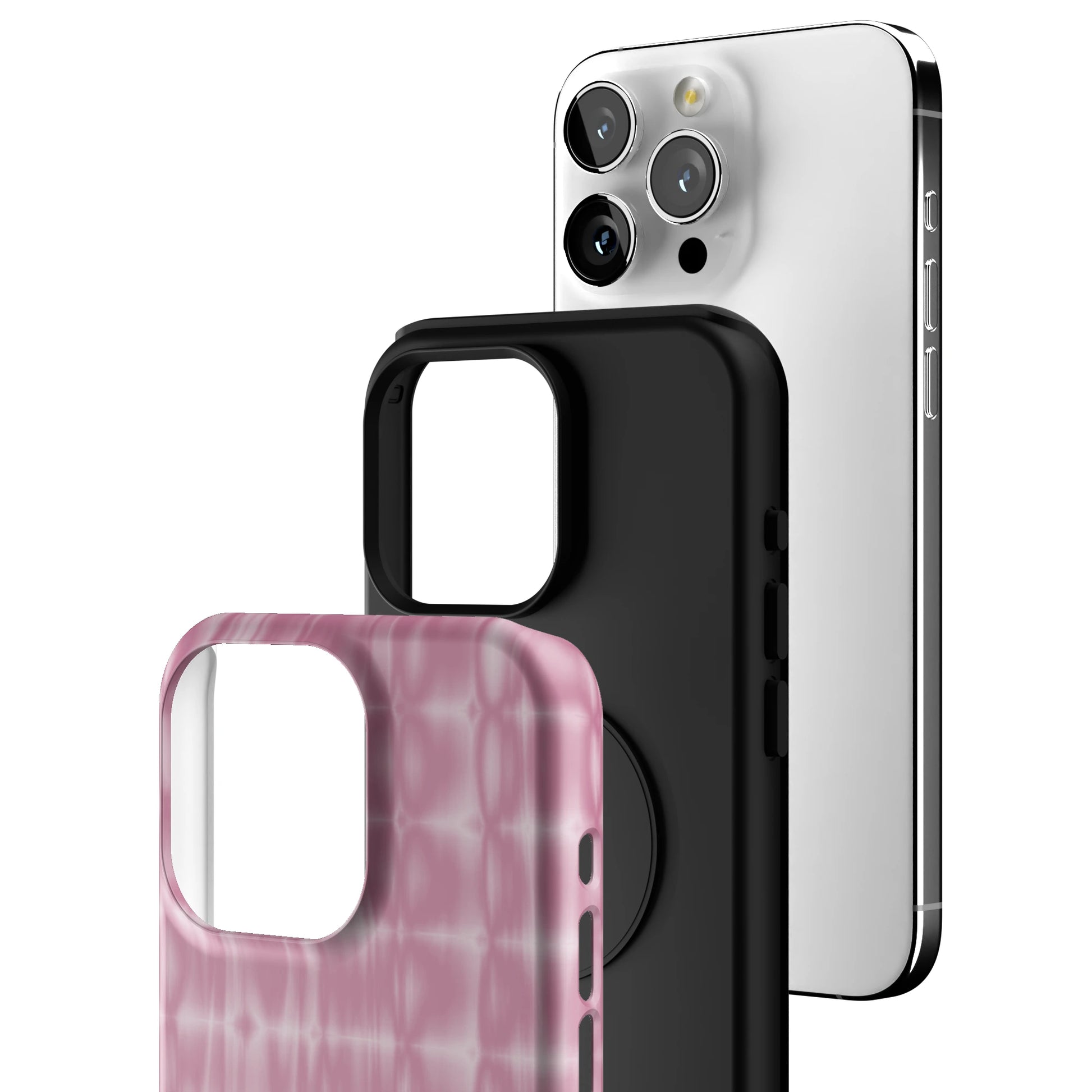 Pink Ripple iPhone Case gallery - Iphone_15_Pro_Max_3