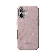 Pink Satin Zebra iPhone Case